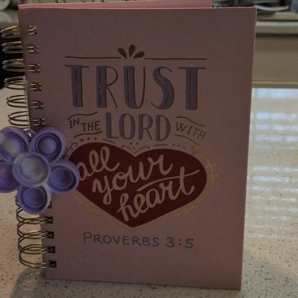 Journal with Fidget Charm NWT